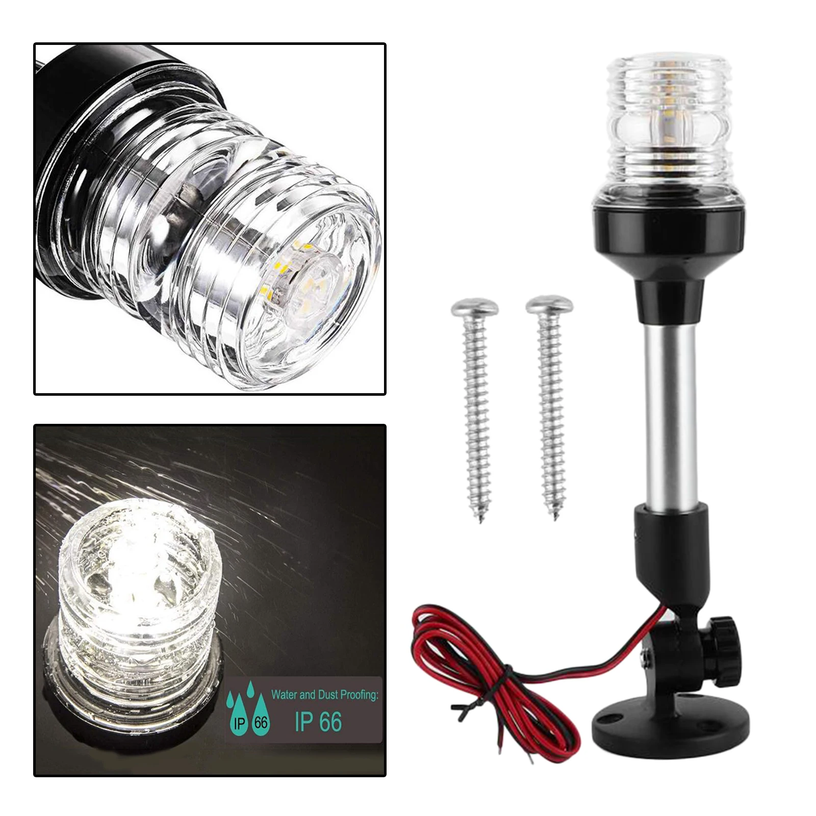 Парусный сигнальный светильник AD 12 В 24 В, складной на 360 градусов светодиодный навигационный морской якорный фонарь для яхт, аксессуары для лодок
Парусный сигнальный светильник AD 12 В 24 В, складной на 360 градусов светодиодный навигационный морской якорный фонарь для яхт, аксессуары для лодок