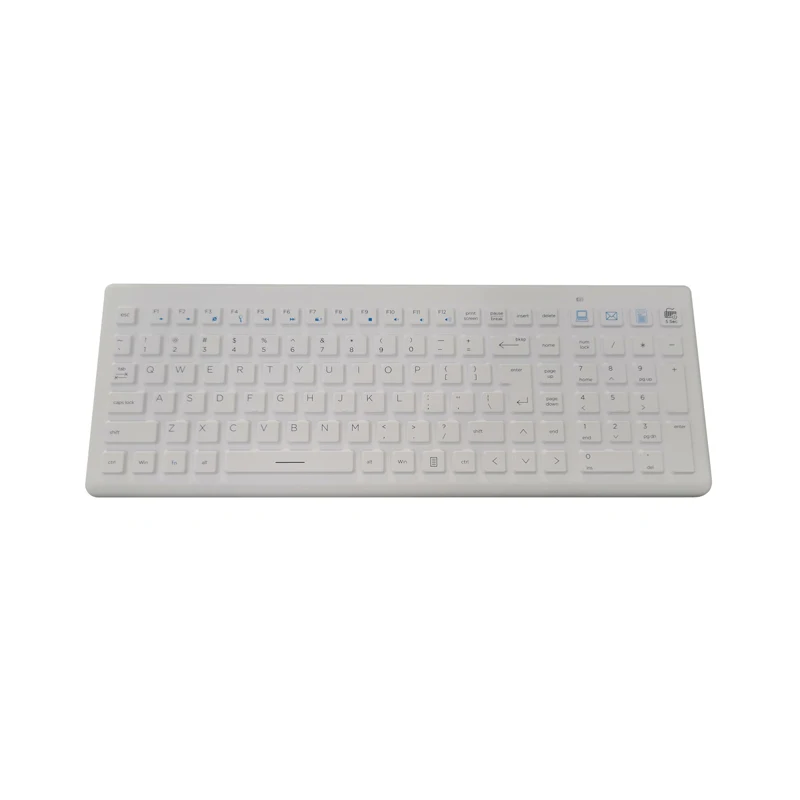 IP66 Waterproof 2.4 GHz Wireless Silicone Medical Keyboard For Hospital Operation Room
IP66 Waterproof 2.4 GHz Wireless Silicone Medical Keyboard For Hospital Operation Room