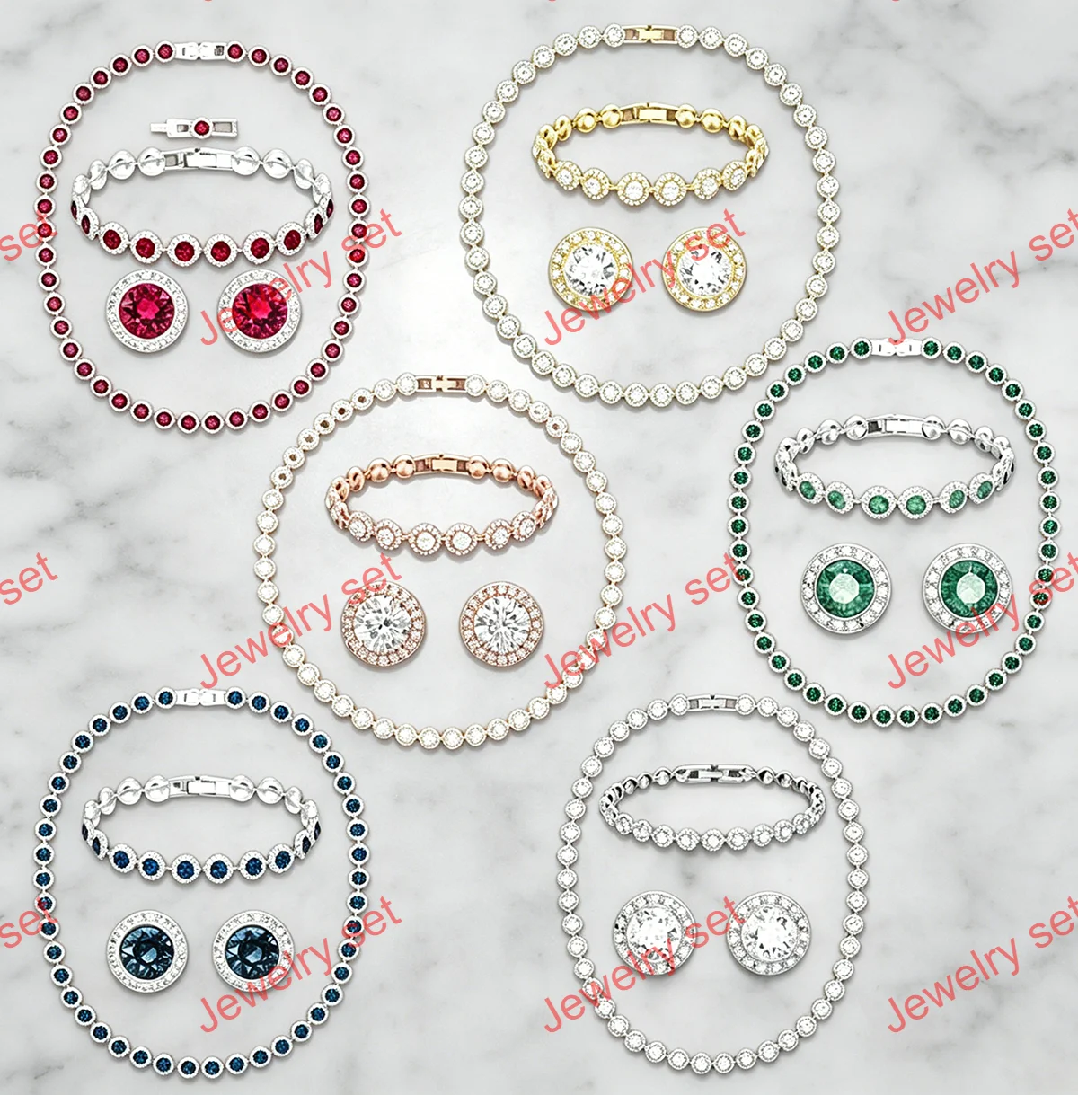 2026 Hot SellingSame Color Jewelry BraceletEarringsNecklace-High End Sea Heart Crystal Necklace Earrings Bracelet Party Favorite
2026 Hot SellingSame Color Jewelry BraceletEarringsNecklace-High End Sea Heart Crystal Necklace Earrings Bracelet Party Favorite