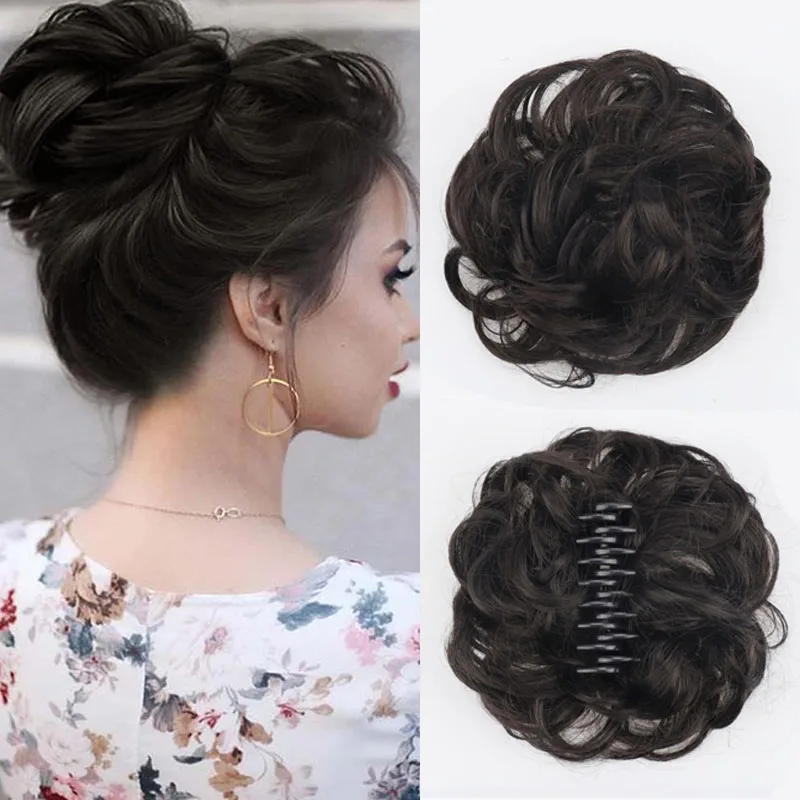 Claw Clip Messy Bun Hair Piece Wavy Curly Hair Bun Clip in Claw Chignon Ponytail Hairpieces Synthetic Hair Extensions for Women
Claw Clip Messy Bun Hair Piece Wavy Curly Hair Bun Clip in Claw Chignon Ponytail Hairpieces Synthetic Hair Extensions for Women