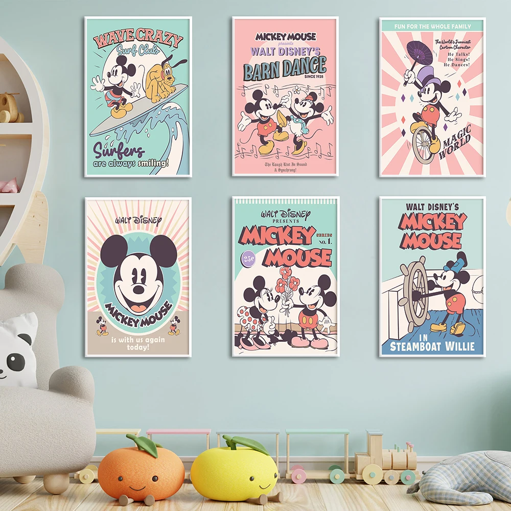 Vintage Mickey Minnie Wave Crazy Barn Dance Party Poster Disney Wall Art Print Canvas Painting Room Home Decor Pictures Cuadros
Vintage Mickey Minnie Wave Crazy Barn Dance Party Poster Disney Wall Art Print Canvas Painting Room Home Decor Pictures Cuadros