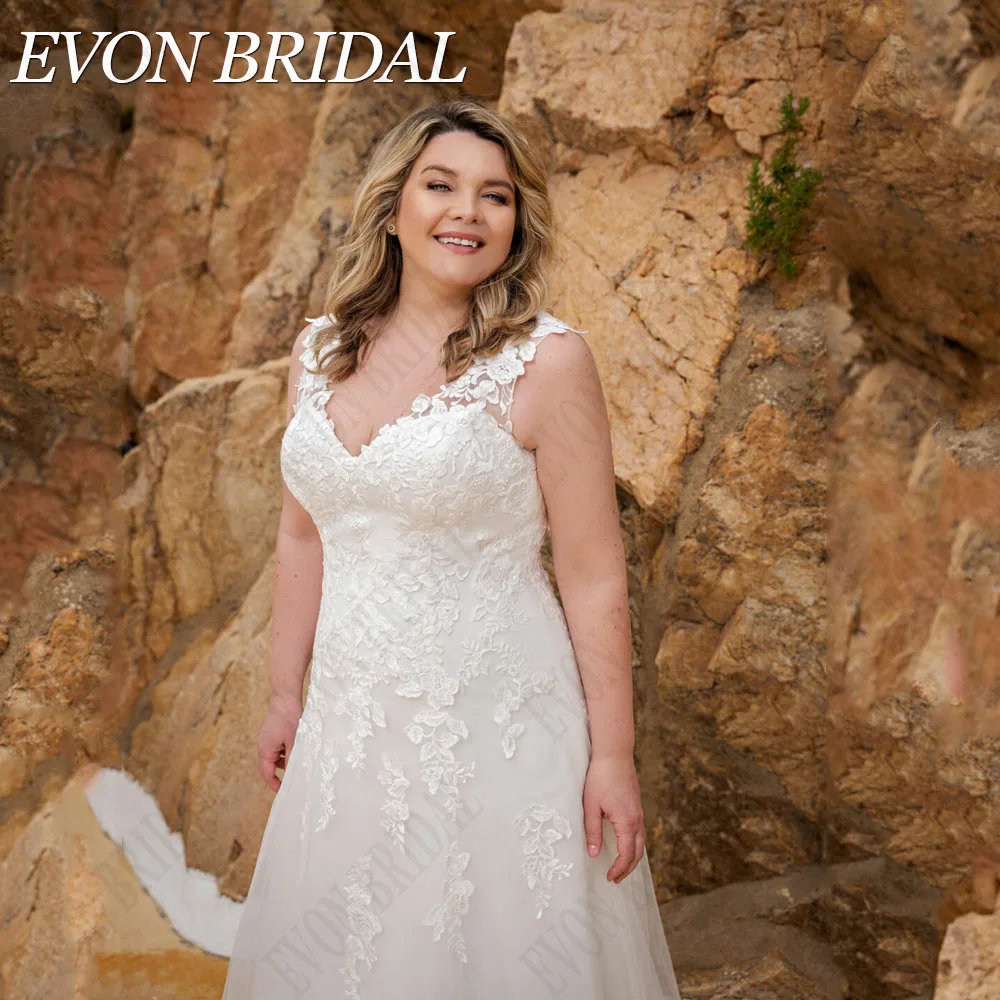 EVON BRIDAL Civil Sleeveless Wedding Dresses Plus Size V-Neck Applique Bride Gowns Chiffon A-Line Custom Made Hochzeitskleid
EVON BRIDAL Civil Sleeveless Wedding Dresses Plus Size V-Neck Applique Bride Gowns Chiffon A-Line Custom Made Hochzeitskleid