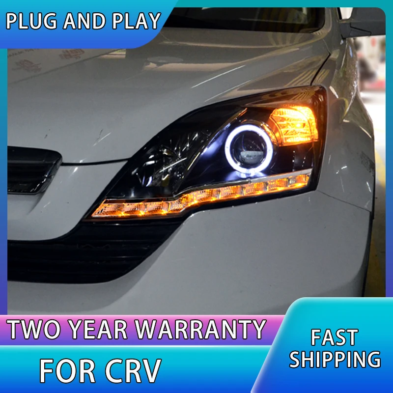 Car Styling ForHonda CRV headlights 2007-2011 For CRV LED head lamp Angel eye led DRL front light Bi-Xenon Lens xenon
Car Styling ForHonda CRV headlights 2007-2011 For CRV LED head lamp Angel eye led DRL front light Bi-Xenon Lens xenon