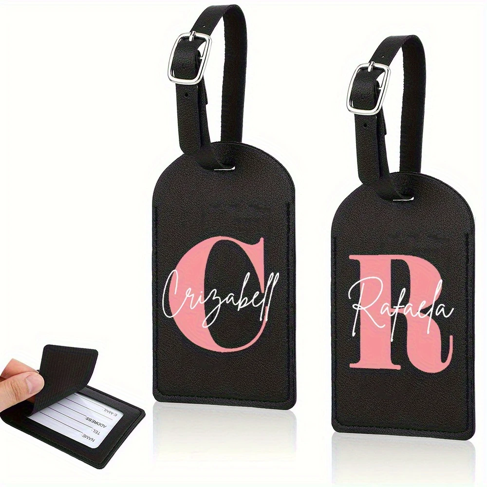 Monogram Luggage Tag for Suitcase Baggage Handbag Tags Travel Bag Label Tag Initial with Name Personalised Gift
Monogram Luggage Tag for Suitcase Baggage Handbag Tags Travel Bag Label Tag Initial with Name Personalised Gift