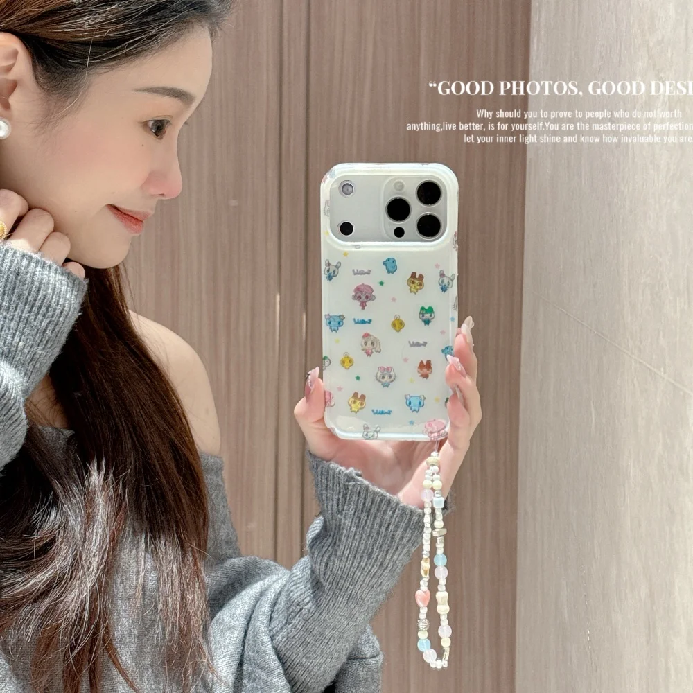 Fashionable and funny colorful bunny emoticon phone case, suitable for 14/15/16/17 Pro Max, new shockproof protective case
Fashionable and funny colorful bunny emoticon phone case, suitable for 14/15/16/17 Pro Max, new shockproof protective case