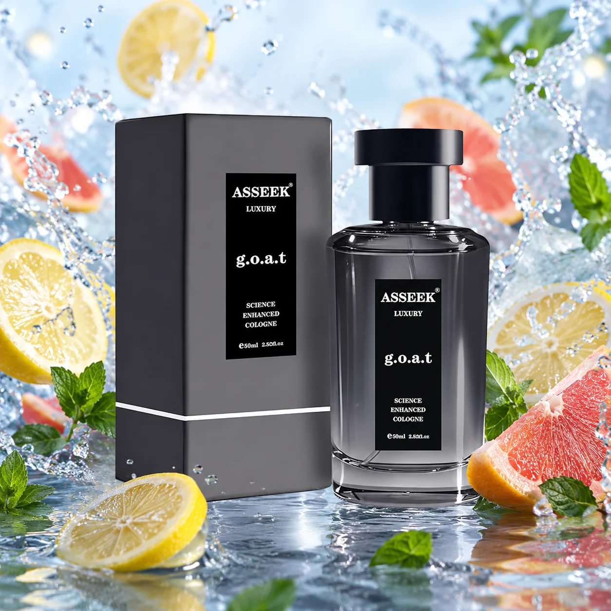 ASSEEK G.O.A.T Cologne for Man -80ml/2.82 Fl Oz Long-Lasting Perfume Women Fragrance For Daily Use
ASSEEK G.O.A.T Cologne for Man -80ml/2.82 Fl Oz Long-Lasting Perfume Women Fragrance For Daily Use