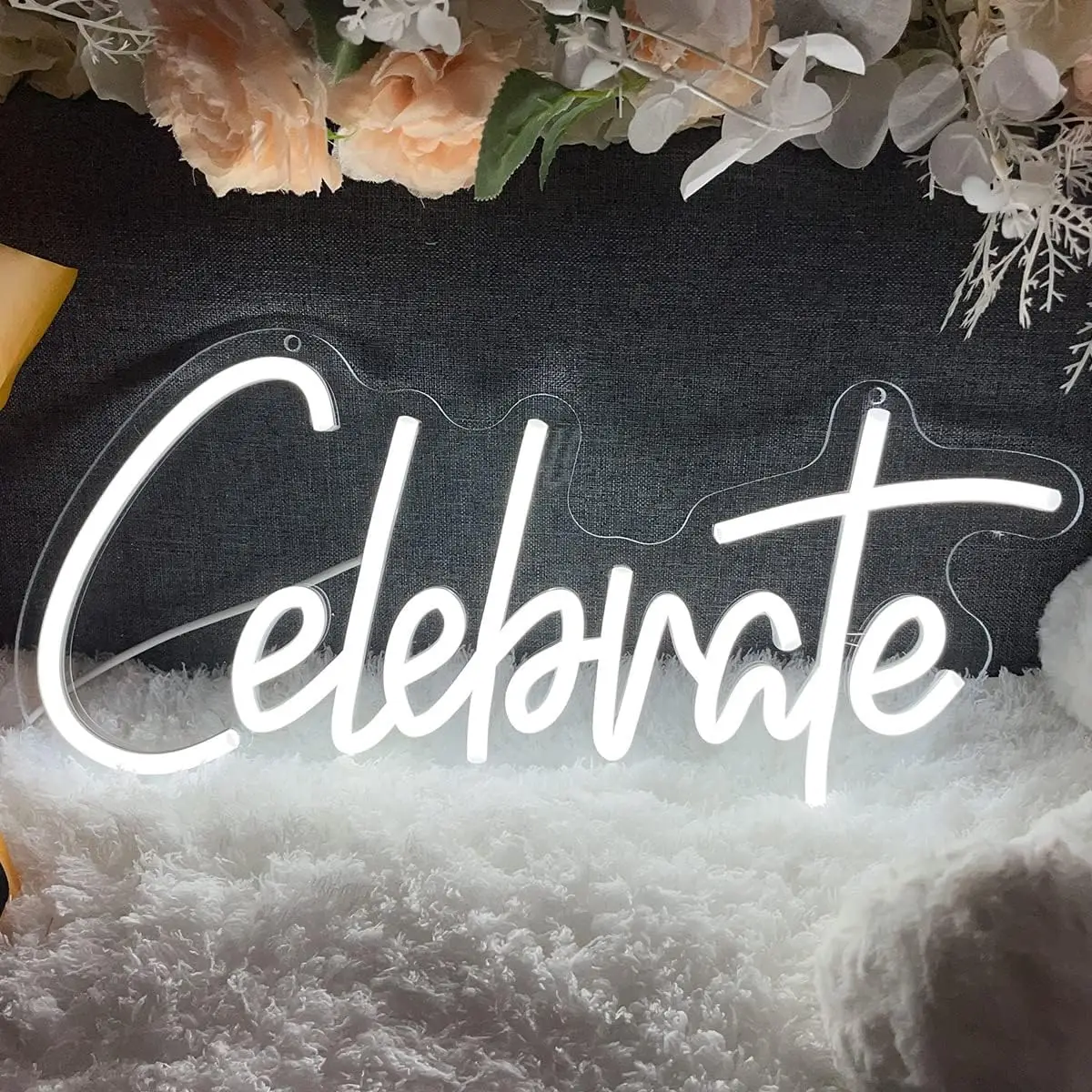 Neon signs for The Celebrate for Wall Decor, custom luminous signs for indoor bedroom home decor, LED neon signs for large backg
Neon signs for The Celebrate for Wall Decor, custom luminous signs for indoor bedroom home decor, LED neon signs for large backg