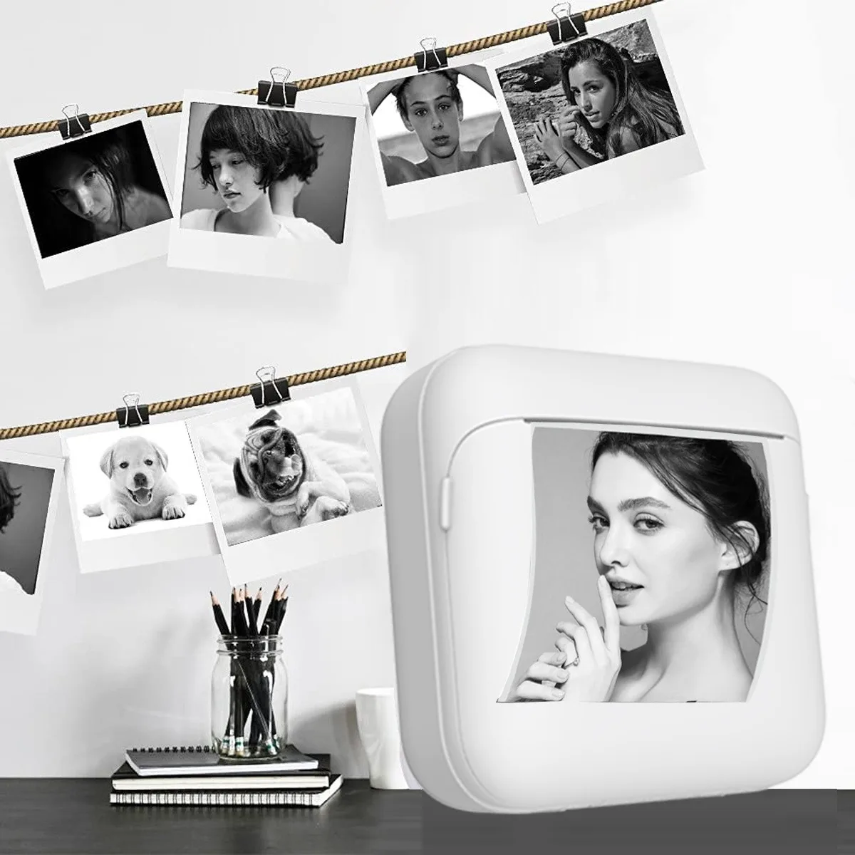 Portable Mini Wireless Thermal Printer, Bluetooth Connection, Instant Label & Receipt Printing, Ideal Gift for Office & Study
Portable Mini Wireless Thermal Printer, Bluetooth Connection, Instant Label & Receipt Printing, Ideal Gift for Office & Study