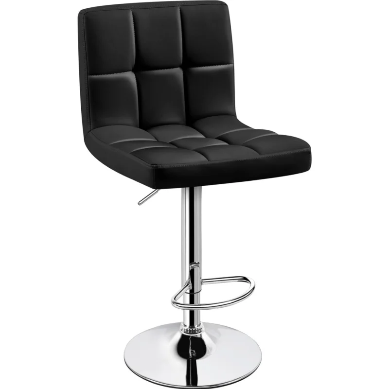 Single Bar Stool, Adjustable PU Leather Swivel Barstools, Modern Counter Stools with Back and Footrest, Counter Height Barstools
Single Bar Stool, Adjustable PU Leather Swivel Barstools, Modern Counter Stools with Back and Footrest, Counter Height Barstools