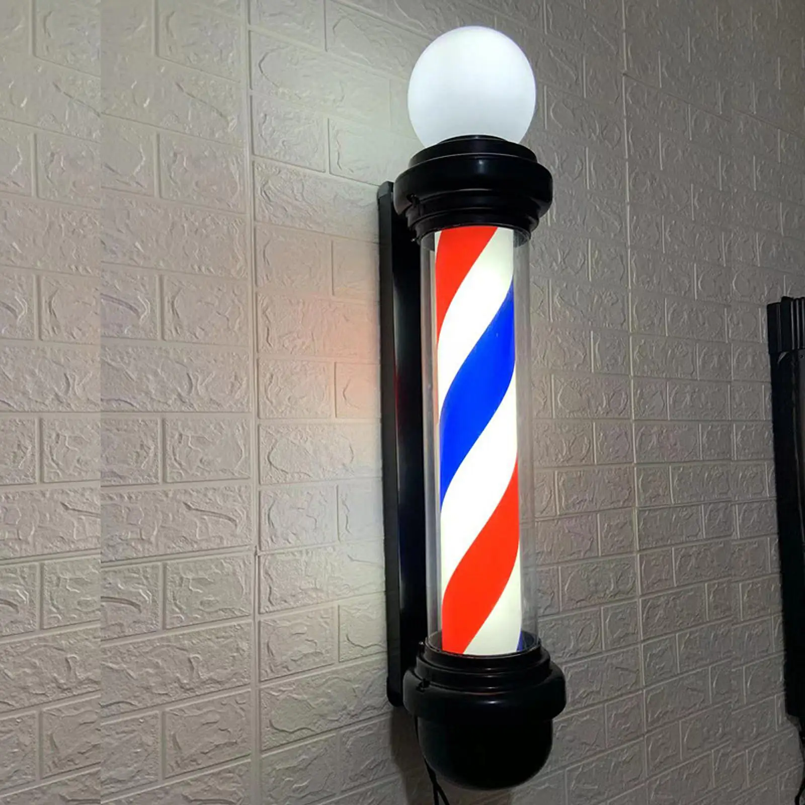 Barbershop Pole Light Led Vintage Barber Shop Rotating Light Hairdressing Equipment Waterproof Nightlight for Outside Hair Salon
Barbershop Pole Light Led Vintage Barber Shop Rotating Light Hairdressing Equipment Waterproof Nightlight for Outside Hair Salon