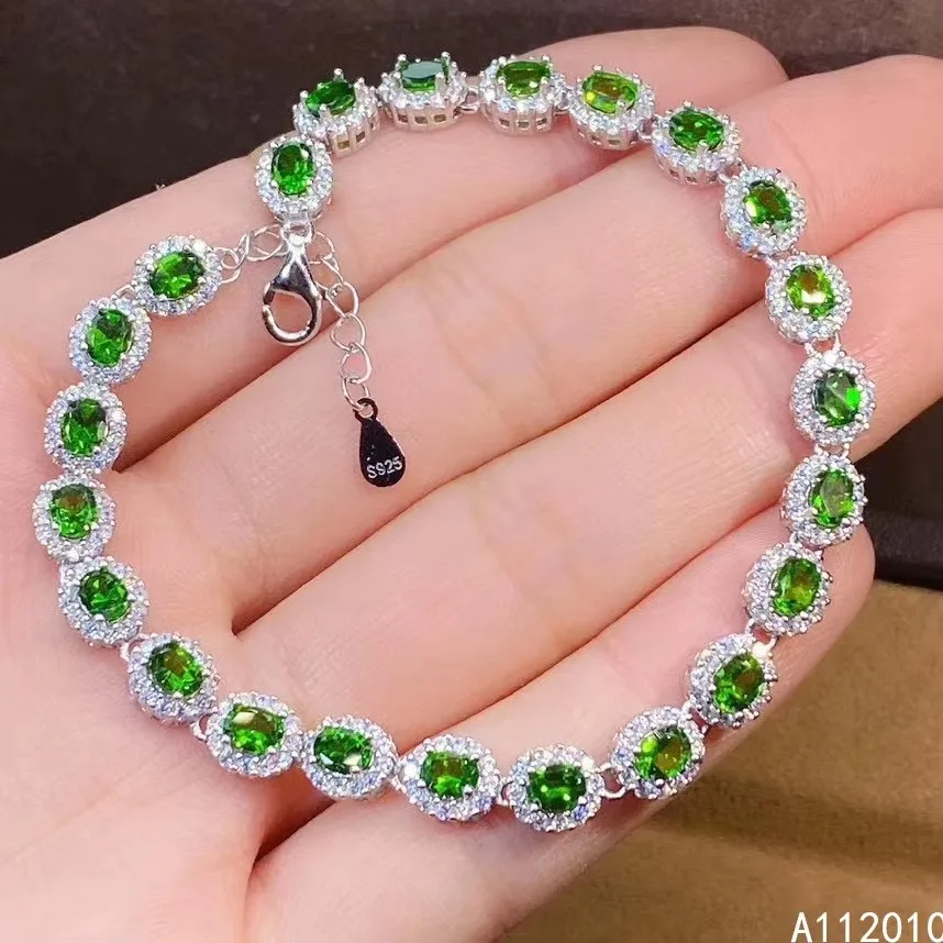 KJJEAXCMY Fine Jewelry 925 Sterling Silver Gemstone Bracelet Women, Diopside , Luxury Gift, Birthday Party, Wedding, New
KJJEAXCMY Fine Jewelry 925 Sterling Silver Gemstone Bracelet Women, Diopside , Luxury Gift, Birthday Party, Wedding, New