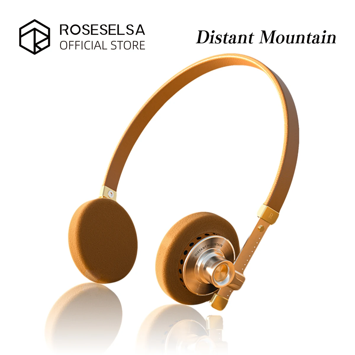 ROSESELSA Distant Mountain Retro On-Ear Wired Headphones Fashionable Headset Metallic HiFi Earphones
ROSESELSA Distant Mountain Retro On-Ear Wired Headphones Fashionable Headset Metallic HiFi Earphones