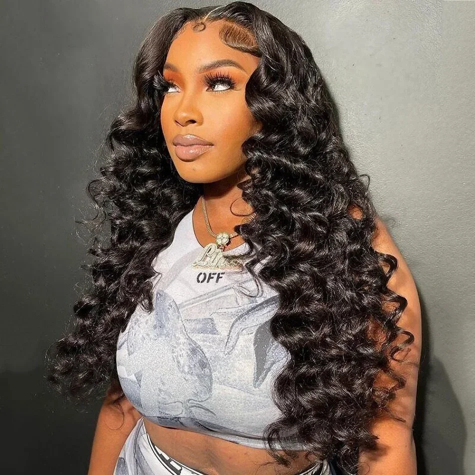 34 inch Loose Wave 13x6 HD Lace Frontal Wigs Human Hair Pre Plucked 13X4 Lace Front Loose Deep Wave Wig Natural Color Curly Wigs
34 inch Loose Wave 13x6 HD Lace Frontal Wigs Human Hair Pre Plucked 13X4 Lace Front Loose Deep Wave Wig Natural Color Curly Wigs