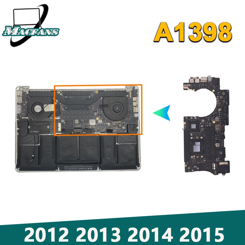 Tested Original A1398 Motherboard for MacBook Pro A1398 Logic Board 820-3332-A 820-3662-A 820-3787-A 820-00138-A 820-00426-A
Tested Original A1398 Motherboard for MacBook Pro A1398 Logic Board 820-3332-A 820-3662-A 820-3787-A 820-00138-A 820-00426-A