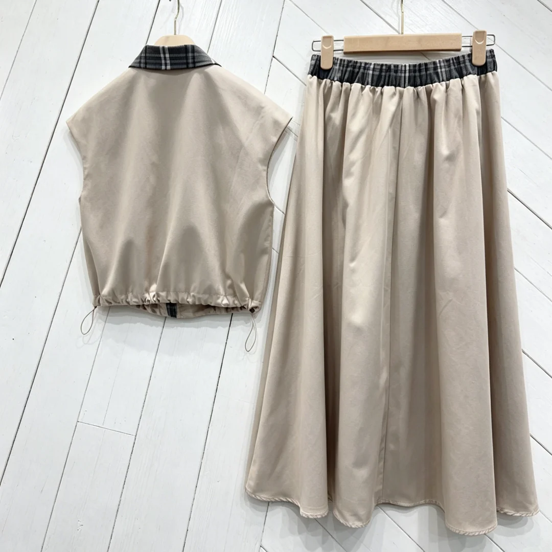 2026 New Women Vest Skirt Set Size M L Fitted Fashion Versatile Code 021
2026 New Women Vest Skirt Set Size M L Fitted Fashion Versatile Code 021