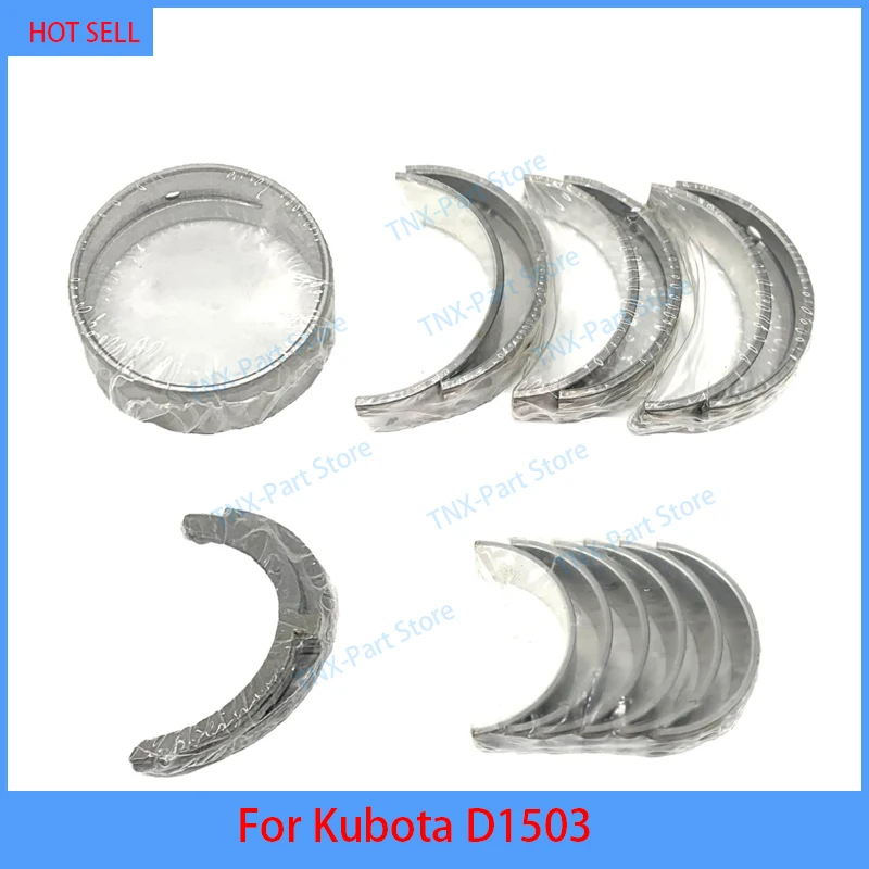 For Kubota D1503 60MM Crankshaft Main Bearing Connecting Rod Bearing Set With Thrust Washer Overhaul Rebuild Kit
For Kubota D1503 60MM Crankshaft Main Bearing Connecting Rod Bearing Set With Thrust Washer Overhaul Rebuild Kit