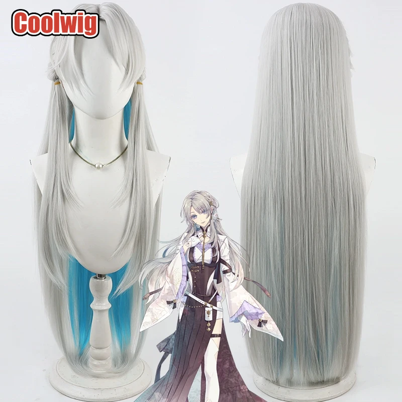 Coolwig Synthetic Hair Hinagiku Cosplay Wigs Nintendo Switch Illusion of Itehari 100cm Silver Gray Mixed Blue Wig Heat Resistant
Coolwig Synthetic Hair Hinagiku Cosplay Wigs Nintendo Switch Illusion of Itehari 100cm Silver Gray Mixed Blue Wig Heat Resistant