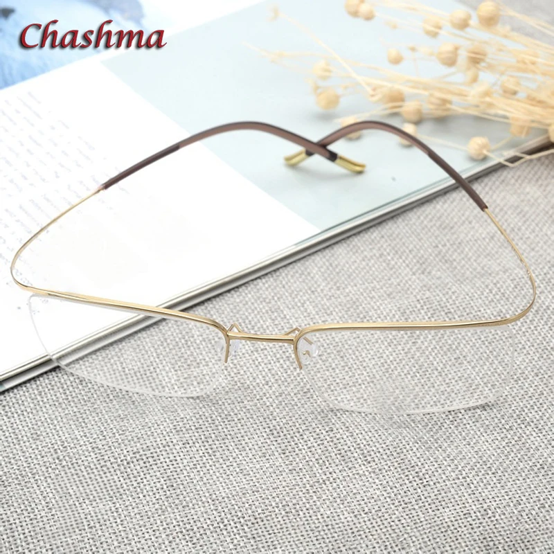 Chashma Prescription Glasses Eyeglasses Frames Men Women Optical Quality Pure Titanium Semi Eyewear for Recipe Lenses Spectacles
Chashma Prescription Glasses Eyeglasses Frames Men Women Optical Quality Pure Titanium Semi Eyewear for Recipe Lenses Spectacles