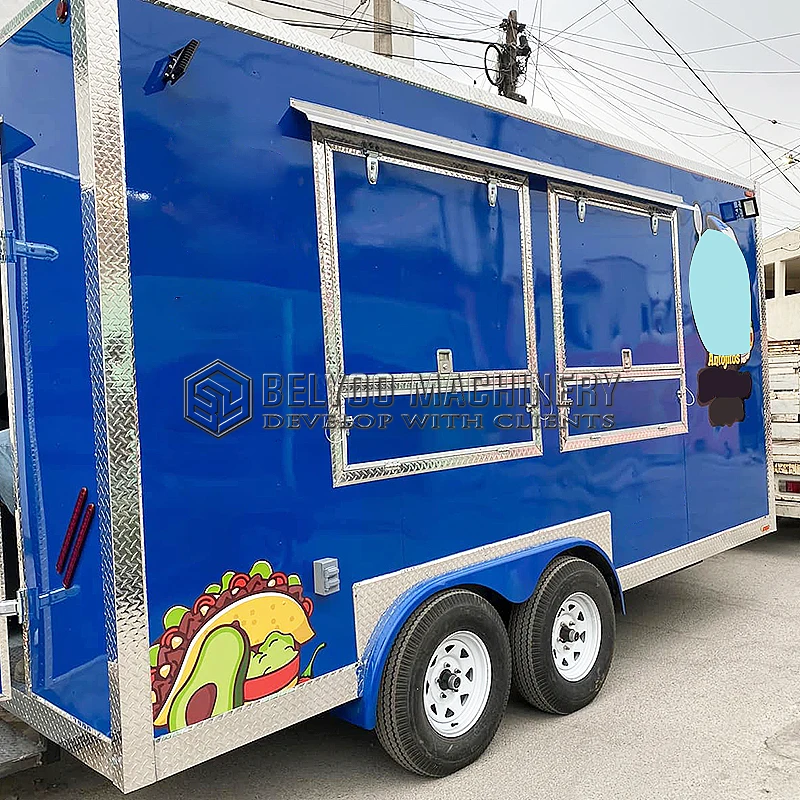 Belyoo Mobile Food Coffee Cart Ice Cream Trailer DOT Concession Food Trailer for Sale Restaurant Food Truck with Full Kitchen
Belyoo Mobile Food Coffee Cart Ice Cream Trailer DOT Concession Food Trailer for Sale Restaurant Food Truck with Full Kitchen