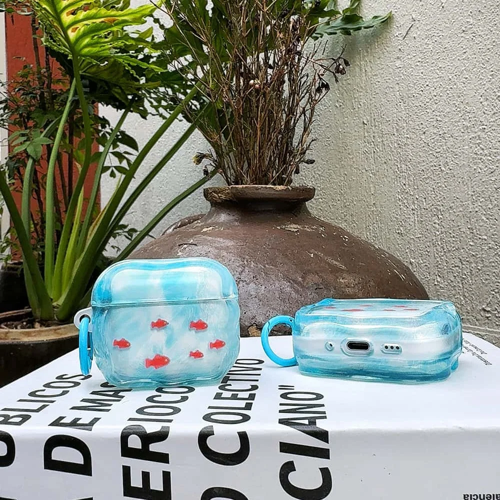Fashion cute undersea fish headphone protective case for AirPods 2 3 4 Pro2 3 simple creative popular shockproof protective case
Fashion cute undersea fish headphone protective case for AirPods 2 3 4 Pro2 3 simple creative popular shockproof protective case