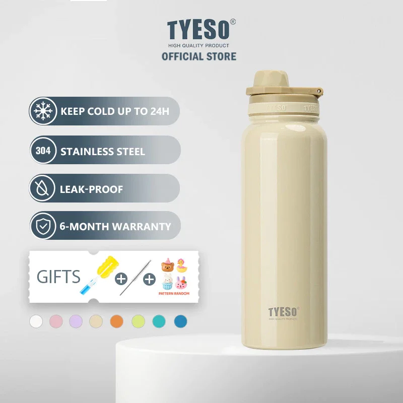 TYESO TS-8724/TS-8725 Стакан с вакуумной изоляцией, холодильник и подогреватель, с соломенной ручкой, спортивная бутылка, 1050 мл, 1200 мл
TYESO TS-8724/TS-8725 Стакан с вакуумной изоляцией, холодильник и подогреватель, с соломенной ручкой, спортивная бутылка, 1050 мл, 1200 мл
