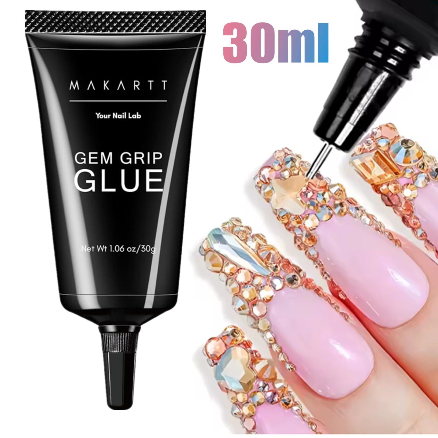 Makartt без протирания, клей со стразами для ногтей, 30 г, суперсильный клей для ногтей, блестящий гель для 3D украшений, драгоценные камни для дизайна ногтей, ювелирные изделия
Makartt без протирания, клей со стразами для ногтей, 30 г, суперсильный клей для ногтей, блестящий гель для 3D украшений, драгоценные камни для дизайна ногтей, ювелирные изделия