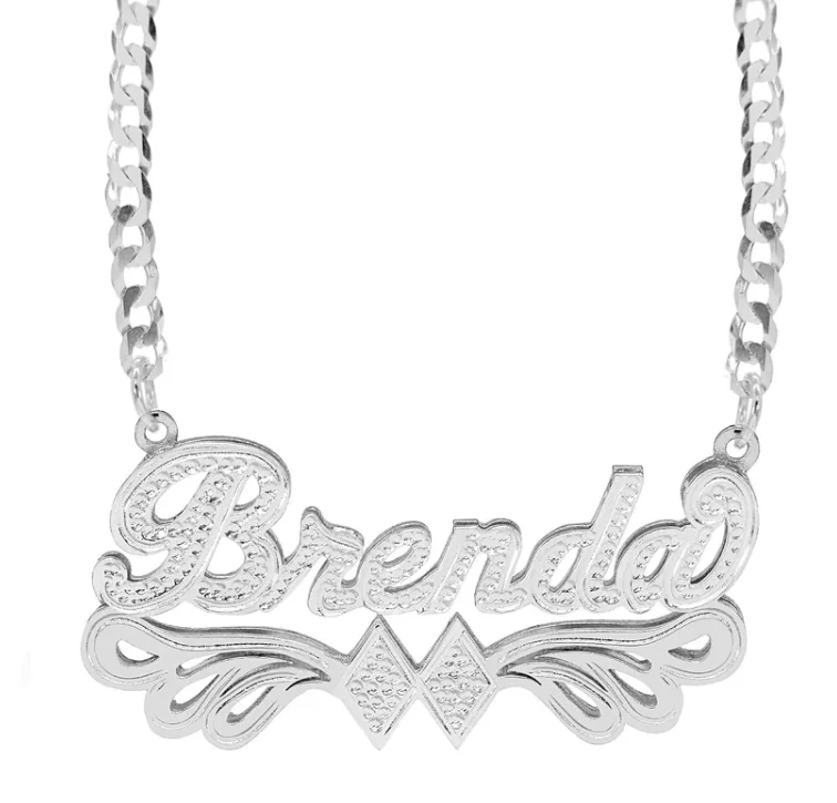 Personalized Stainless Steel Nameplate Pendant Corrosion Texture Pattern Pendant Gifts For Women 18K Gold-Plated Jewelry Party
Personalized Stainless Steel Nameplate Pendant Corrosion Texture Pattern Pendant Gifts For Women 18K Gold-Plated Jewelry Party