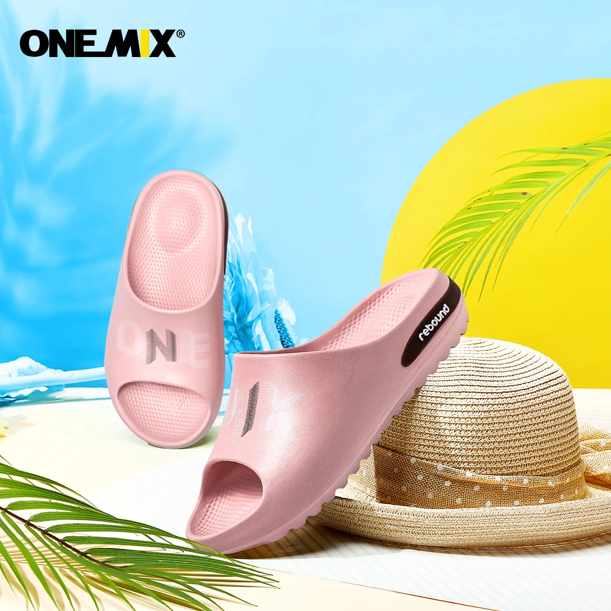 ONEMIX Unisex Slippers Non-Slip Summer Fashion Thick Soft Bottom Beach Men Slippers Women's Sandals EVA Slides
ONEMIX Unisex Slippers Non-Slip Summer Fashion Thick Soft Bottom Beach Men Slippers Women's Sandals EVA Slides
