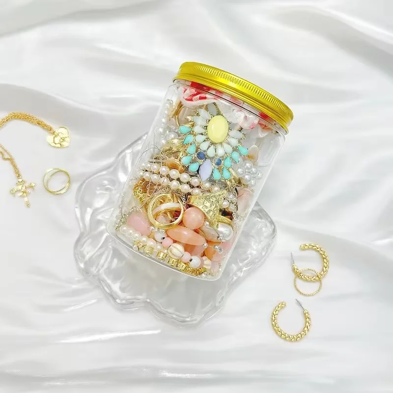 12-20 pieces of brand new jewelry surprise jars in different styles, including necklaces, earrings, rings, etc
12-20 pieces of brand new jewelry surprise jars in different styles, including necklaces, earrings, rings, etc