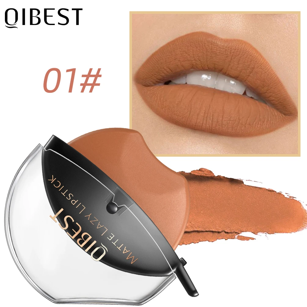 QIBEST Lip-shaped Lipstick Matte Velvet Mist Lipstick Long Lasting Waterproof Non-stick Cup Easy To Color Lip Tint Beauty Makeup
QIBEST Lip-shaped Lipstick Matte Velvet Mist Lipstick Long Lasting Waterproof Non-stick Cup Easy To Color Lip Tint Beauty Makeup