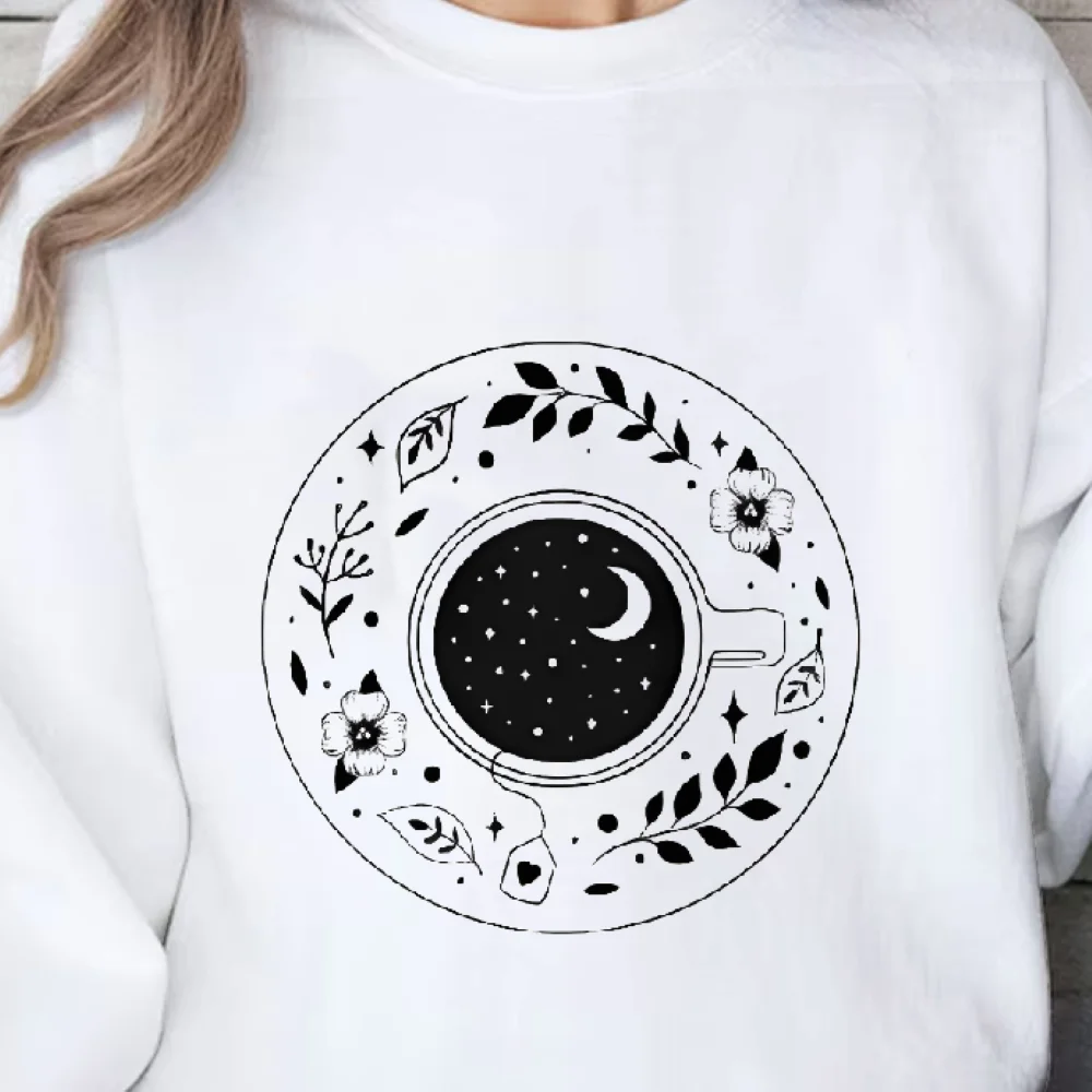 Толстовка Celestial Cup с мистическим художественным принтом, осень-зима, повседневные свободные топы с длинными рукавами, уникальные шикарные удобные расслабляющие тканевые топы
Толстовка Celestial Cup с мистическим художественным принтом, осень-зима, повседневные свободные топы с длинными рукавами, уникальные шикарные удобные расслабляющие тканевые топы