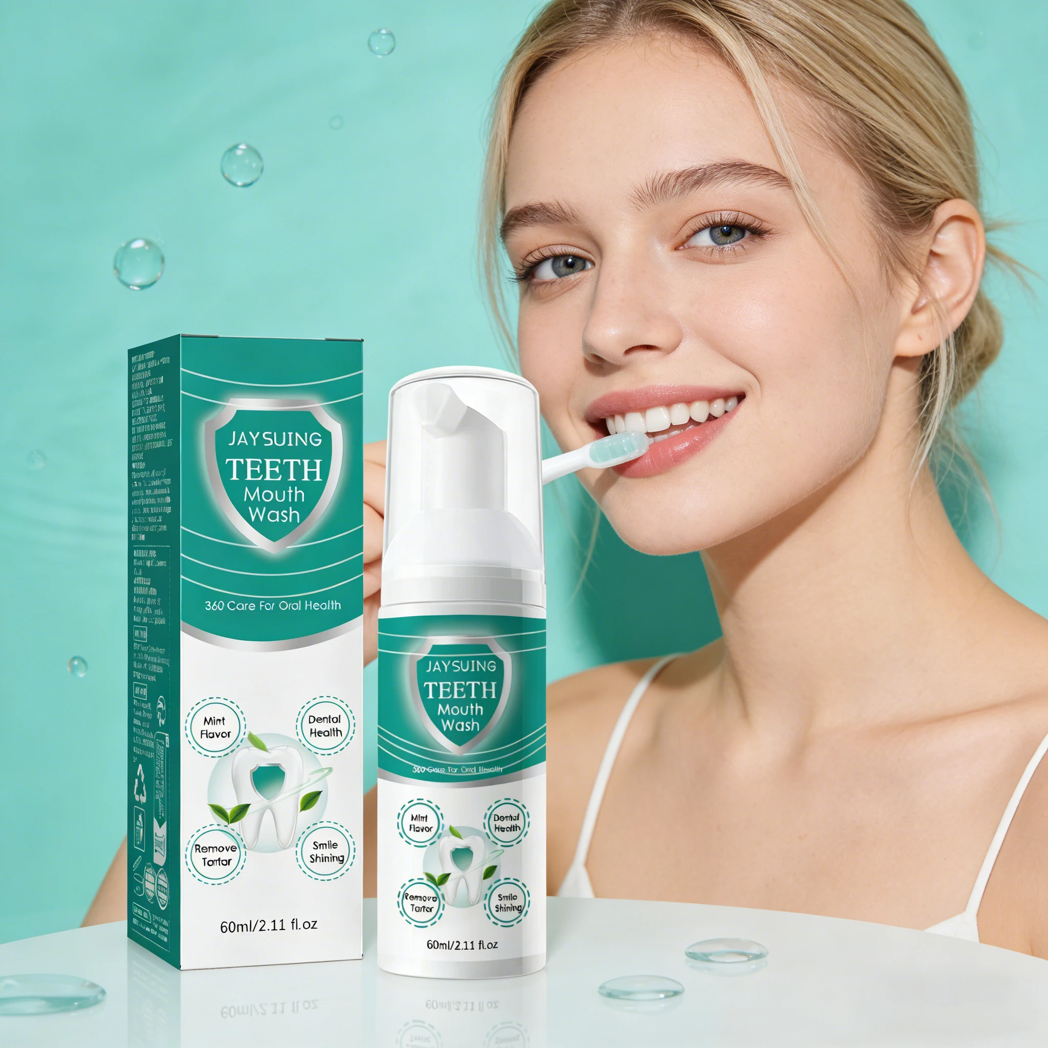 JAYSUING Teeth Mouth Wash Oral Enamel Clean Care Removes Plaque Stains Tartar Reduces Cavity Yellowing Teeth Fresh Breath
JAYSUING Teeth Mouth Wash Oral Enamel Clean Care Removes Plaque Stains Tartar Reduces Cavity Yellowing Teeth Fresh Breath