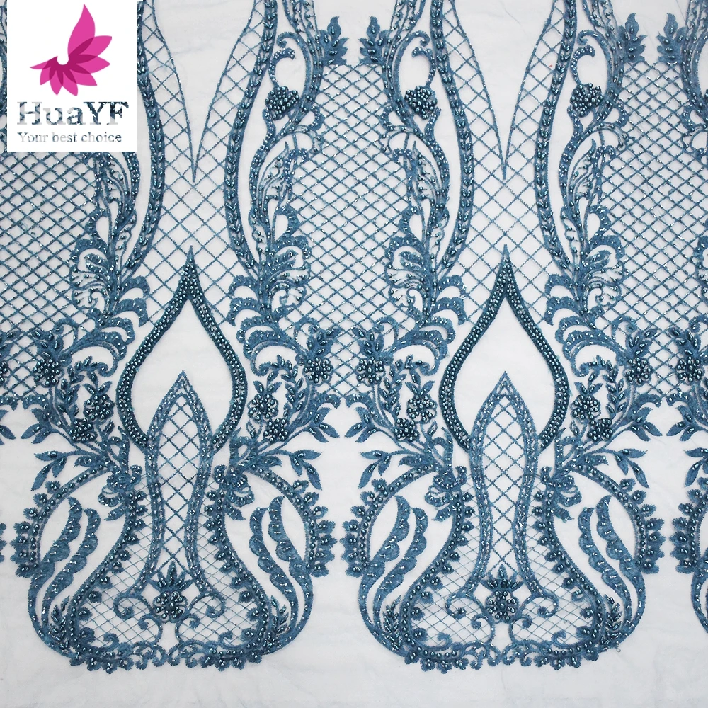 High Quality French Tulle Embroidery Lace Pearls With Sequins Fabric For Wedding Dress HY1128
High Quality French Tulle Embroidery Lace Pearls With Sequins Fabric For Wedding Dress HY1128