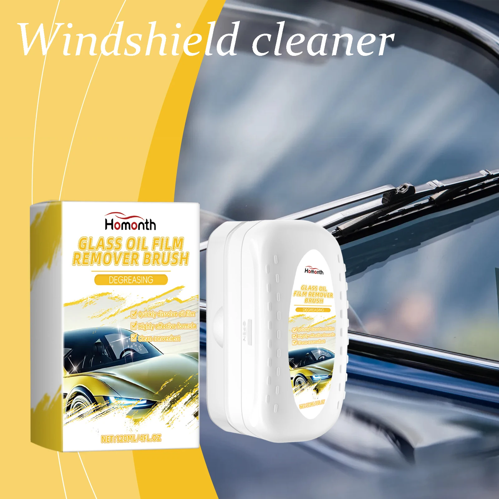 Щетка для очистки лобового стекла Homonth: удаляет пятна, обеспечивает четкий обзор, повышает прозрачность, водоотталкивающая, защита от загрязнений, для чистки автомобильных стекол
Щетка для очистки лобового стекла Homonth: удаляет пятна, обеспечивает четкий обзор, повышает прозрачность, водоотталкивающая, защита от загрязнений, для чистки автомобильных стекол