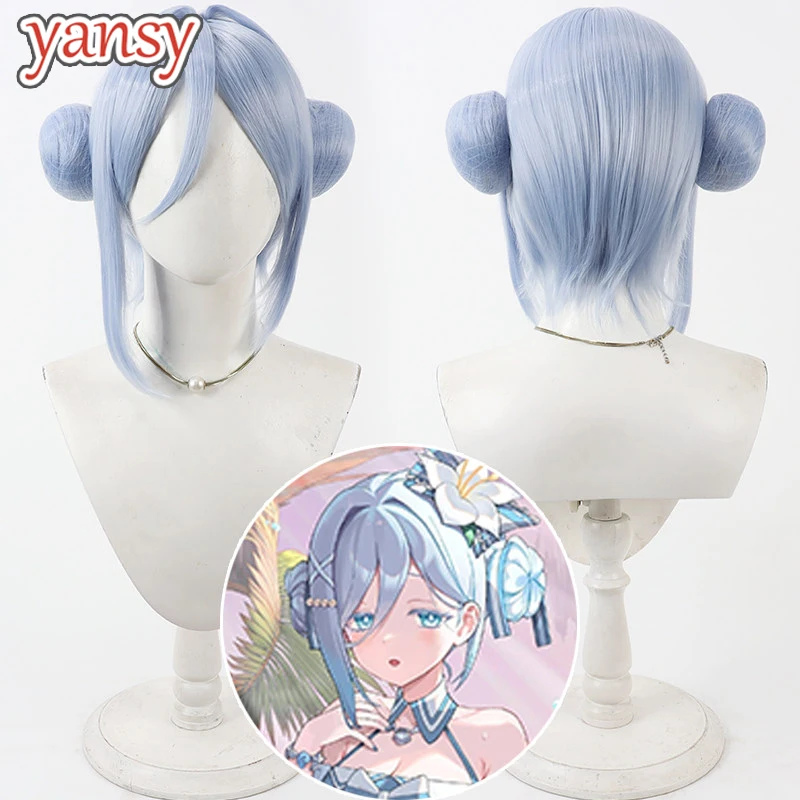 Yansywig Synthetic Hair Midsummer Dream Vanya Cosplay Wigs With Buns Eternal Return 30cm Short Light Blue Wig Heat Resistant
Yansywig Synthetic Hair Midsummer Dream Vanya Cosplay Wigs With Buns Eternal Return 30cm Short Light Blue Wig Heat Resistant