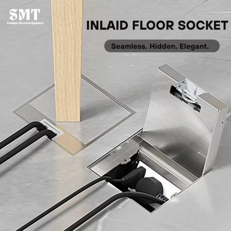Recessed Floor Sockets, 2 Hdmi Built-in Electrical Floor Socket,2 Outlets, Stainless Steel 130mmX 130mm Socket For Wooden Floor
Recessed Floor Sockets, 2 Hdmi Built-in Electrical Floor Socket,2 Outlets, Stainless Steel 130mmX 130mm Socket For Wooden Floor