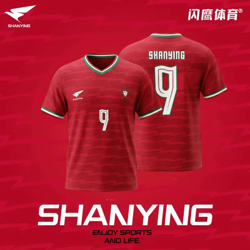 Sublimation Custom Soccer Jersey Wear Soccer Teams T-shirts High Quality Customization Print Quick Dry Soccer Jersey
Sublimation Custom Soccer Jersey Wear Soccer Teams T-shirts High Quality Customization Print Quick Dry Soccer Jersey