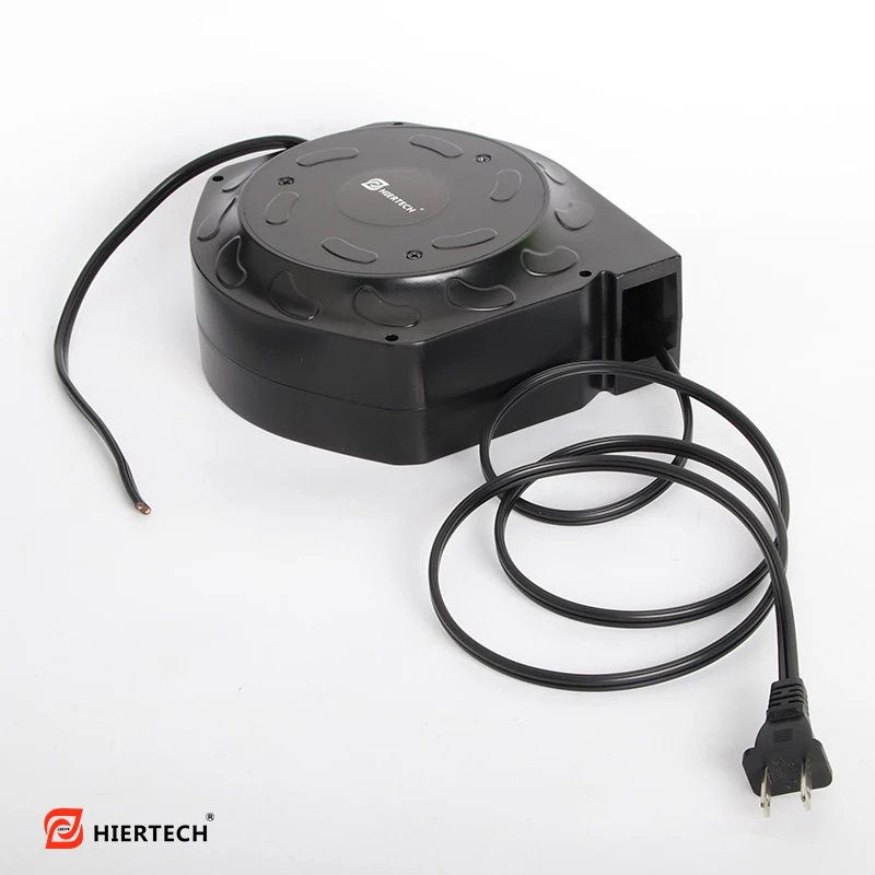 Auto Retractable Power Cord Reel, 2pin USA Plug Self Lock and Automatic Rewind, Mounting Option, Hiertech Power Extension Cord
Auto Retractable Power Cord Reel, 2pin USA Plug Self Lock and Automatic Rewind, Mounting Option, Hiertech Power Extension Cord