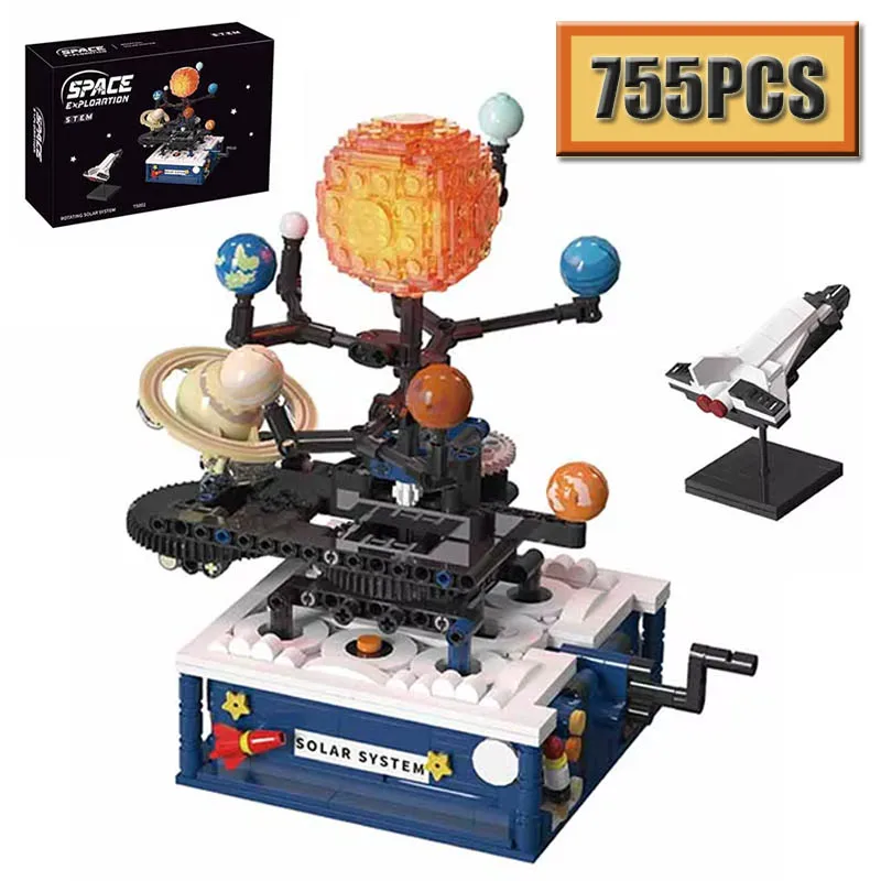 Technical City T5002 Earth Rotating Solar System Building Blocks Set - Educational Experiment Toy for Children Gift
Technical City T5002 Earth Rotating Solar System Building Blocks Set - Educational Experiment Toy for Children Gift
