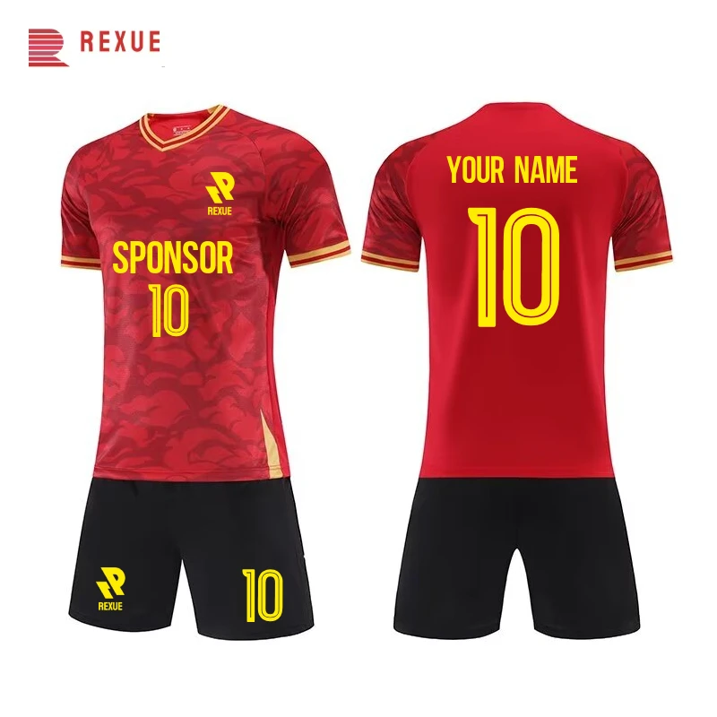 2025 NEW Custom Football Jersey Polyester Soccer Uniform Club Team Uniform Breathable Soccer Jeysey For Men Kid Boys Girls
2025 NEW Custom Football Jersey Polyester Soccer Uniform Club Team Uniform Breathable Soccer Jeysey For Men Kid Boys Girls