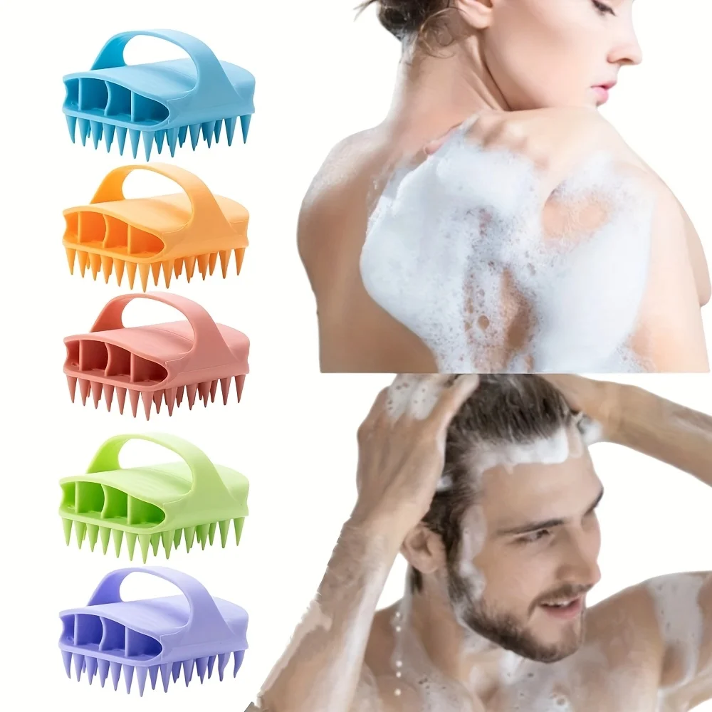 Silicone shampoo brush shampoo artifact scalp massage brush dry and wet dual use
Silicone shampoo brush shampoo artifact scalp massage brush dry and wet dual use
