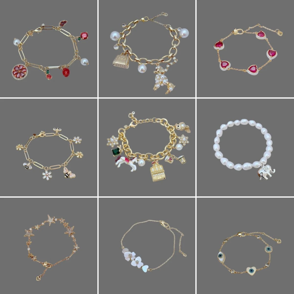 Kate Jewelry 18K Gold Filled Fancy Enamel Animal Heart Bracelets For Women Fine Jewelry
Kate Jewelry 18K Gold Filled Fancy Enamel Animal Heart Bracelets For Women Fine Jewelry
