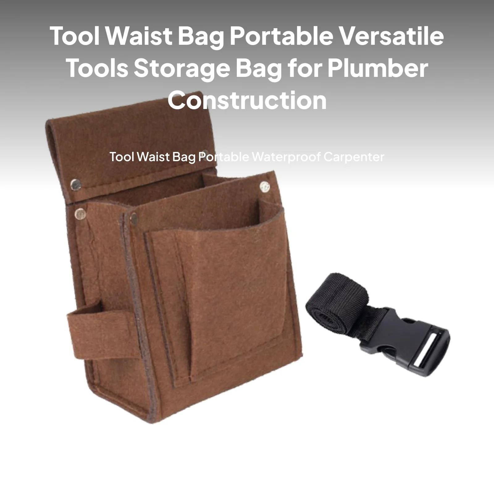 Multifunctional Tool Waist Bag Adjustable Utility Pouch Large Capacity Multi Pockets Tools Storage Bag for Electrician Carpenter
Multifunctional Tool Waist Bag Adjustable Utility Pouch Large Capacity Multi Pockets Tools Storage Bag for Electrician Carpenter