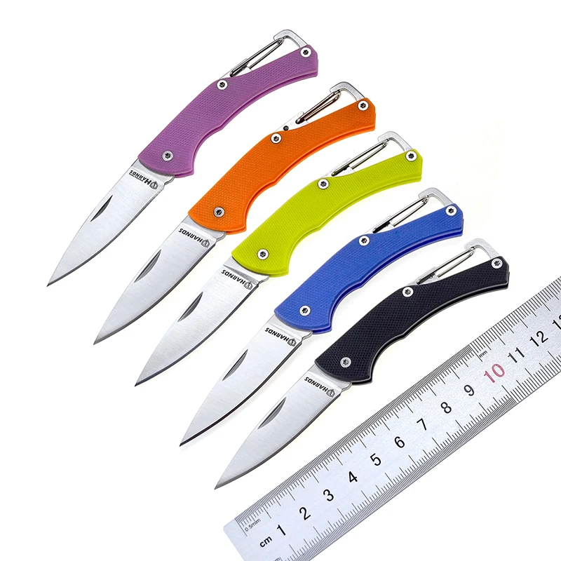Harnds Lark Folding Pocket Knife 8Cr14MoV Blade G10 Handle Outdoor Cutting Tool Mini Keychain Knife EDC Multitools CK1101
Harnds Lark Folding Pocket Knife 8Cr14MoV Blade G10 Handle Outdoor Cutting Tool Mini Keychain Knife EDC Multitools CK1101