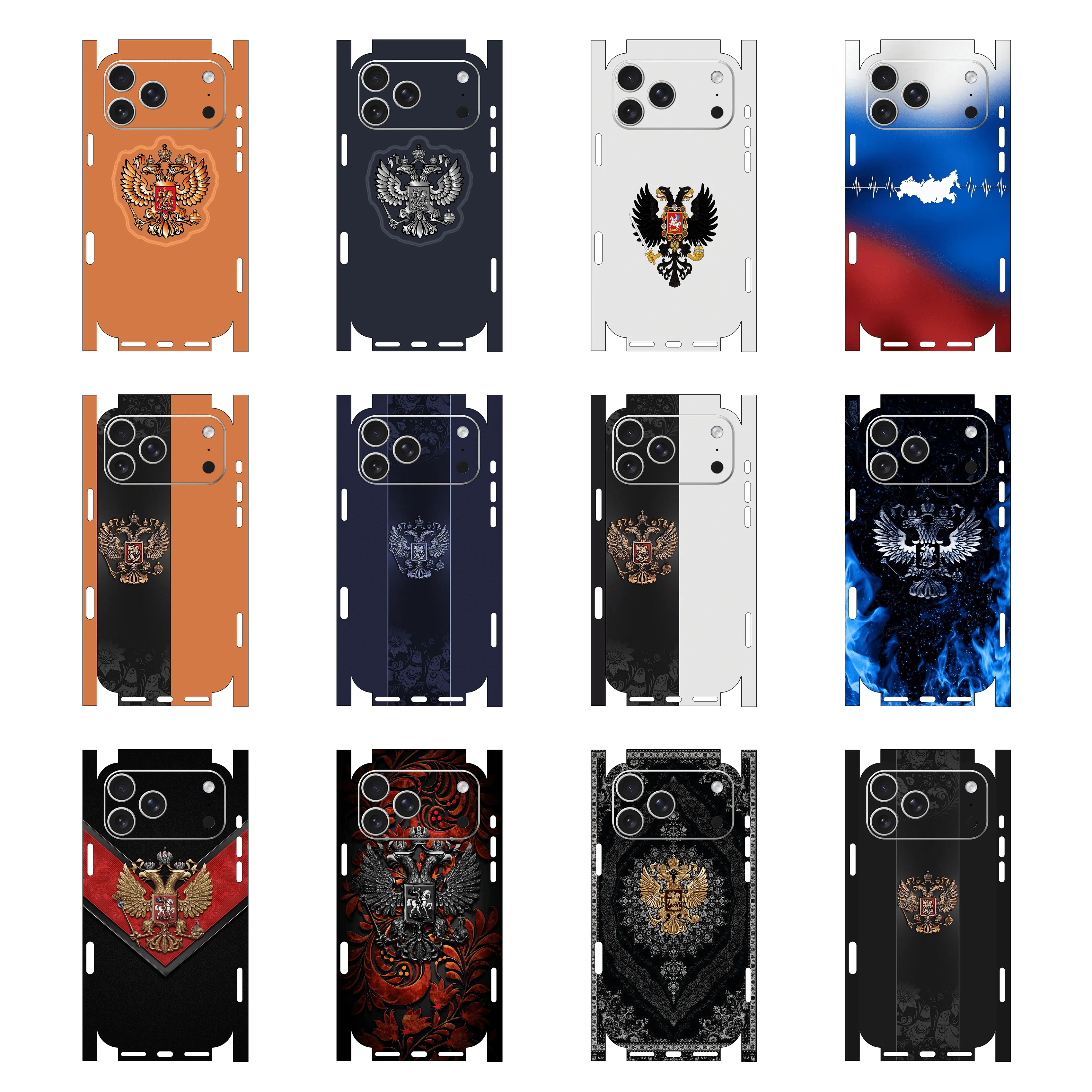 For iPhone 17/16/15/14/13/12/11/X/Pro/Pro Max – Vinyl Stickers | IP129 Russia Collection By Nexa Skins - Phone Protector
For iPhone 17/16/15/14/13/12/11/X/Pro/Pro Max – Vinyl Stickers | IP129 Russia Collection By Nexa Skins - Phone Protector