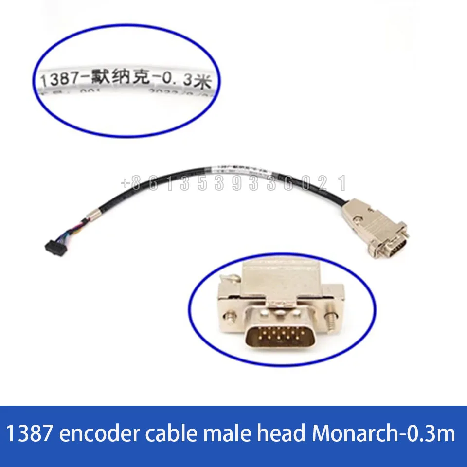 Новый соединительный кабель энкодера Heidenhain 1387/кабель-удлинитель Monarch 0,3 м/Xinshida 0,3 м штекер/гнездо
Новый соединительный кабель энкодера Heidenhain 1387/кабель-удлинитель Monarch 0,3 м/Xinshida 0,3 м штекер/гнездо