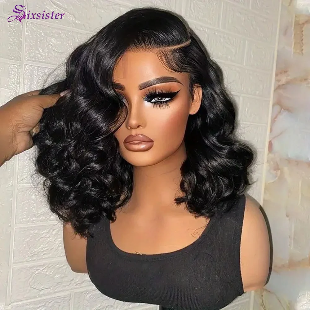 200% Density Body Wave Short Bob Wigs 100% Virgin Human Hair 13x4 Lace Frontal Bob Wig 4x4 Lace Closure Loose Wave Short Bob Wig
200% Density Body Wave Short Bob Wigs 100% Virgin Human Hair 13x4 Lace Frontal Bob Wig 4x4 Lace Closure Loose Wave Short Bob Wig