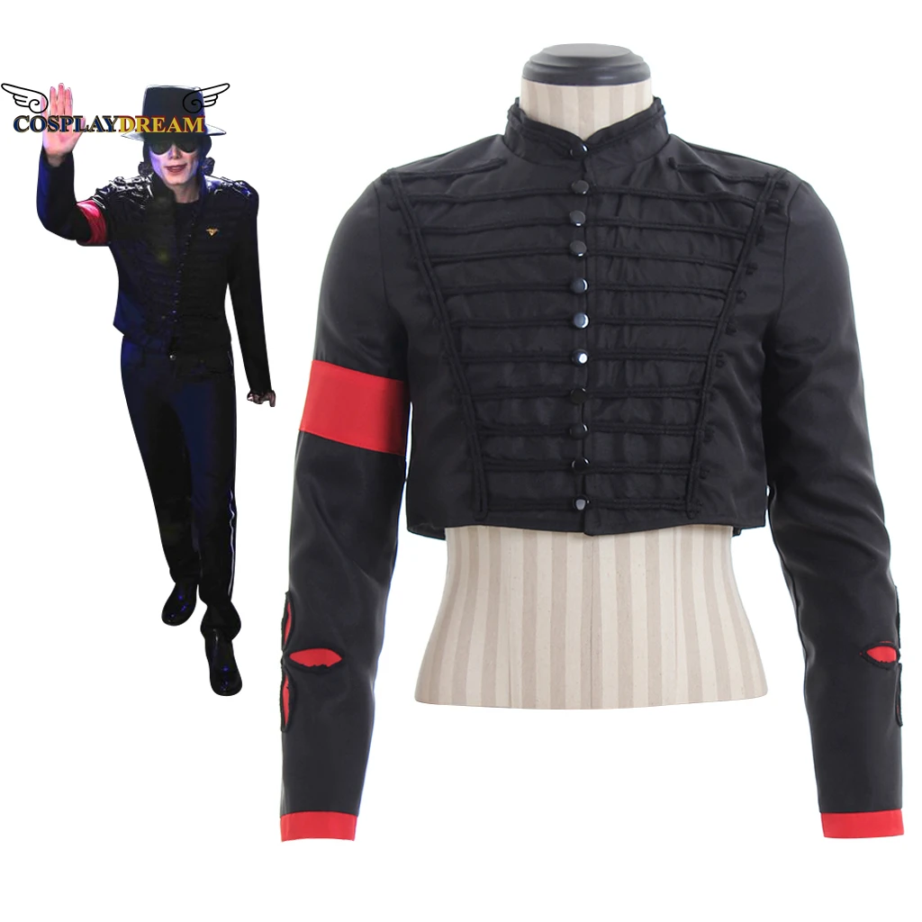 Unisex Costume Michael Jackson Black Jacket Coat Cosplay Costume for Halloween Party Short Length Jacket Michael Costume
Unisex Costume Michael Jackson Black Jacket Coat Cosplay Costume for Halloween Party Short Length Jacket Michael Costume