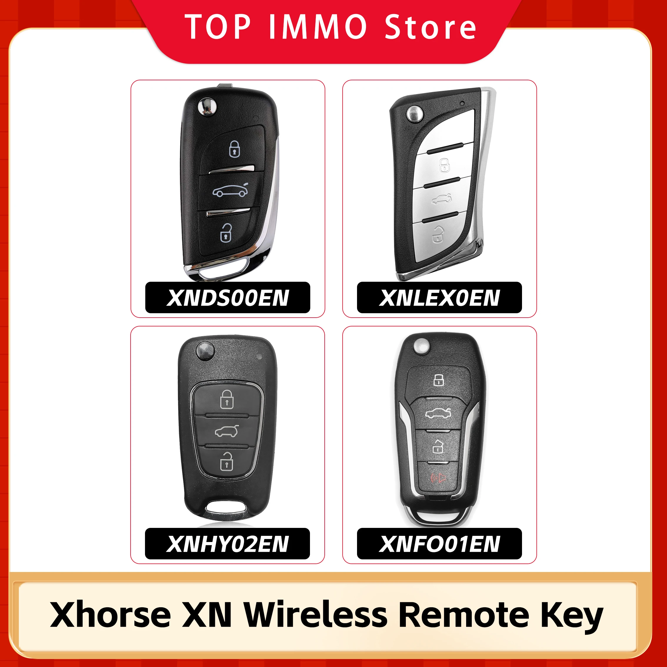 Xhorse VVDI XNDS00EN XNFO01EN XNHY02EN XNLEX0EN Wireless Remote Key for VVDI2/Mini Key Tool/Key Tool Max Pro
Xhorse VVDI XNDS00EN XNFO01EN XNHY02EN XNLEX0EN Wireless Remote Key for VVDI2/Mini Key Tool/Key Tool Max Pro
