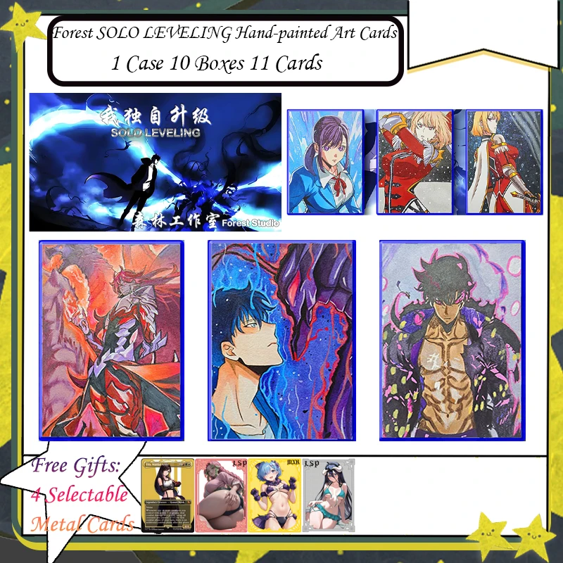 Forest SOLO LEVELING Hand-painted Art Cards Solo Leveling Collection Cards Anime Version Party Gift Toy Games Birthday Gift
Forest SOLO LEVELING Hand-painted Art Cards Solo Leveling Collection Cards Anime Version Party Gift Toy Games Birthday Gift